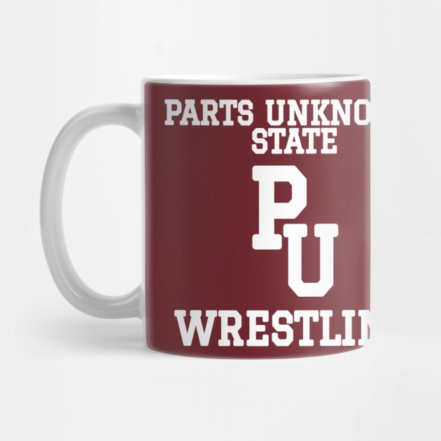 Parts Unknown State Wrestling by Rusty Wrestling Shirts